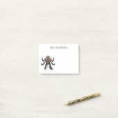 Post-it® Illustration du crabe de coco (Sur un bureau)
