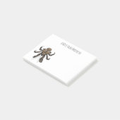 Post-it® Illustration du crabe de coco (Incliné)