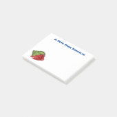 Post-it® Illustration du crabe mignon (Incliné)