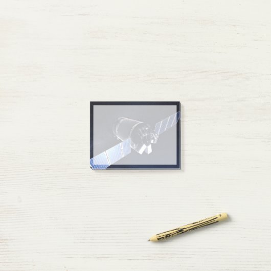 Post-it® Illustration Du Dragon Xl Spacecraft. (Sur un bureau)
