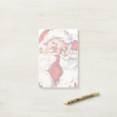 Post-it® Illustration du Père Noël Vintage (Sur un bureau)