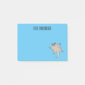 Post-it® Illustration du planeur à sucre (Devant)