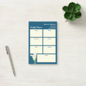 Post-it® Illustration du planificateur hebdomadaire White C (Bureau)