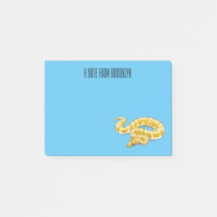 Post-it® Illustration du serpent python birman