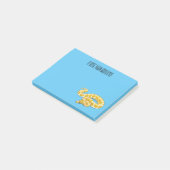 Post-it® Illustration du serpent python birman (Incliné)