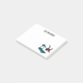 Post-it® Illustration du tapis roulant et de la bande dessi (Incliné)