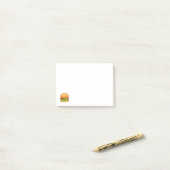Post-it® Illustration du vecteur Burger (Sur un bureau)