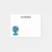 Post-it® Illustration du ventilateur (Devant)