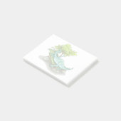 Post-it® Illustration D'Un Bain De Soleil Iguanodon. (Incliné)