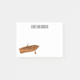 Post-it® Illustration d'un bateau à roues