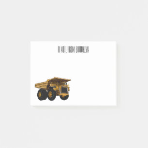 Post-it® Illustration d'un camion à grande échelle