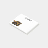 Post-it® Illustration d'un camion à grande échelle (Incliné)