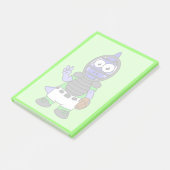 Post-it® Illustration D'Un Capteur De Baseball Parasaurolop (Incliné)