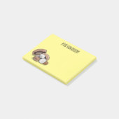 Post-it® Illustration d'un champignon (Incliné)