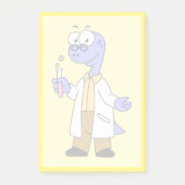 Post-it® Illustration D'Un Chimiste Brontosaurus. (Devant)