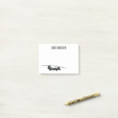 Post-it® Illustration d'un hélicoptère de l'armée de Chinoo (Sur un bureau)