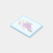 Post-it® Illustration D'Un Loch Ness Monster Scuba Diver. (Incliné)