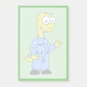 Post-it® Illustration D'Un Mécanique Brontosaurus. (Devant)