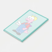 Post-it® Illustration D'Un Ouvrier De Construction De Stego (Incliné)