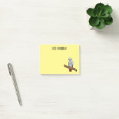 Post-it® Illustration d'un perroquet gris en Afrique (Bureau)