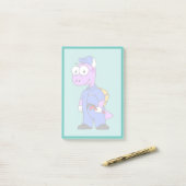 Post-it® Illustration D'Un Plomber Spinosaurus. (Sur un bureau)