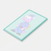 Post-it® Illustration D'Un Plomber Spinosaurus. (Incliné)