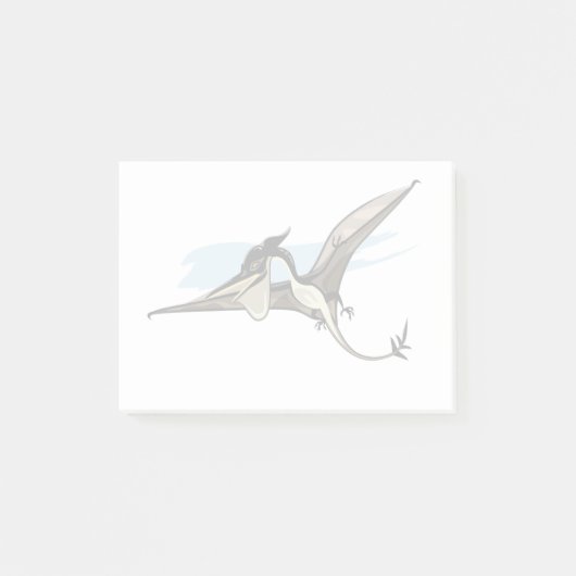 Post-it® Illustration D'Un Pteranodon Dinosaure. (Devant)