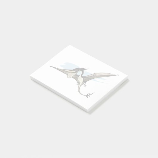 Post-it® Illustration D'Un Pteranodon Dinosaure. (Incliné)