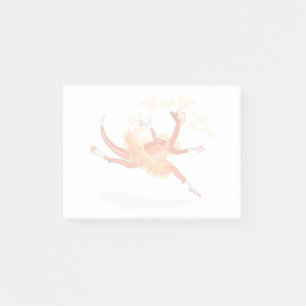 Post-it® Illustration D'Un Raptor Danseur Ballerina. 2