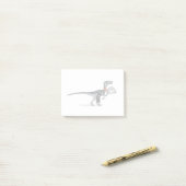 Post-it® Illustration D'Un Serveur De Restauration Raptor. (Sur un bureau)