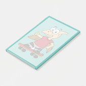 Post-it® Illustration D'Un Skateboard De Ptérosaure. (Incliné)