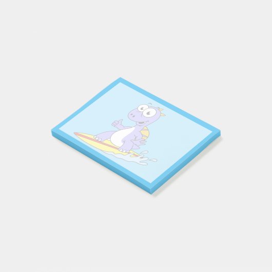 Post-it® Illustration D'Un Spinosaure De Surf. (Incliné)