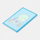 Post-it® Illustration D'Un Tricératops Poids De Levage. (Incliné)