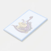 Post-it® Illustration D'Un Vendeur Fortune Plateosaurus. (Incliné)