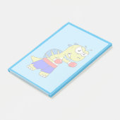 Post-it® Illustration D'Une Boxe De Spinosaurus. (Incliné)