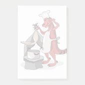 Post-it® Illustration D'Une Cuisine De Chef Tyrannosaurus R (Devant)