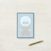 Post-it® Illustration D'Une Matrice Tricératops. (Sur un bureau)