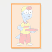 Post-it® Illustration D'Une Personne Qui Livrait Le Brontos (Devant)