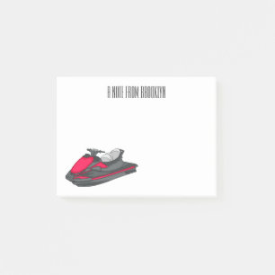 Post-it® Illustration Jet ski
