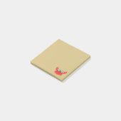 Post-it® Illustration mignonne de crabe de Specky (Incliné)