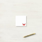 Post-it® Illustration mignonne de crabe de Specky (Sur un bureau)