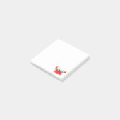 Post-it® Illustration mignonne de crabe de Specky (Incliné)