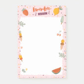 Post-it® Illustration Mignonne de l'Été Glace Fruit (Devant)