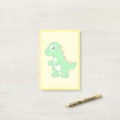 Post-it® Illustration Mignonne Du Tyrannosaurus Rex. (Sur un bureau)
