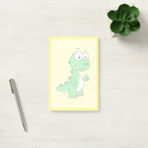 Post-it® Illustration Mignonne Du Tyrannosaurus Rex. 2