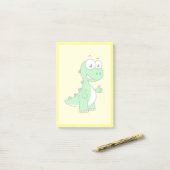 Post-it® Illustration Mignonne Du Tyrannosaurus Rex. 2 (Sur un bureau)