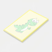Post-it® Illustration Mignonne Du Tyrannosaurus Rex. 2 (Incliné)