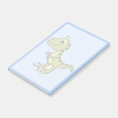 Post-it® Illustration Mignonne D'Un Rex Tyrannosaurus. (Incliné)