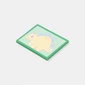 Post-it® Illustration Mignonne D'Un Stegosaurus. (Incliné)