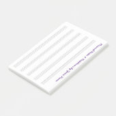 Post-it® Illustration musicale vide pour les voyageurs et (Incliné)